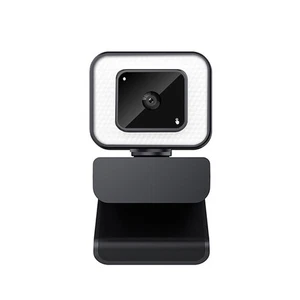 2K USB Auto for Focus Camera 3 Gear Fill Light Adjustable Drive Free Computer We - Afbeelding 1 van 8