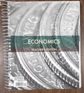 Economics Teachers Edition (3rd ed) Spiral-bound By BJU Press Pre-owned 500553 - Picture 1 of 10