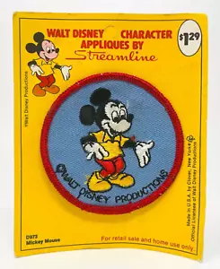 Vintage Mickey Mouse Patch, Streamline, Walt Disney Productions, Applikation - Bild 1 von 1