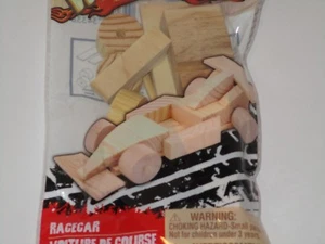 Wood Shop Model Kit - YOU Build Real Wooden RACE CAR Fun Toy, Arts/Crafts w/Glue - Picture 1 of 3