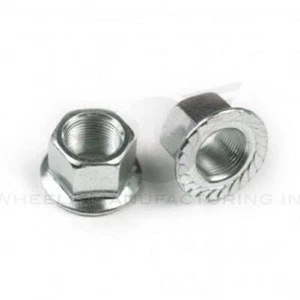 WHEELS Mfg Outer Axle Nuts 14 Mm 1 Mm/Thread Front Or Rear 2/Bag Bike - Picture 1 of 1