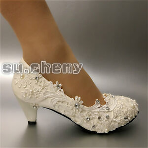 su.cheny dentelle blanche cristal ivoire plat talons coins pompe chaussures de mariage