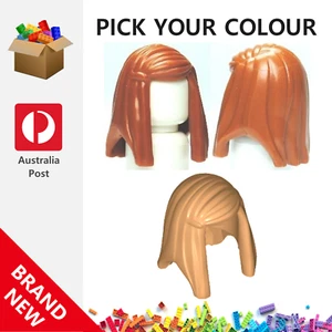 Genuine LEGO™ - Minifigure Hair Female Long Straight - 92083 New Parts - Picture 1 of 3