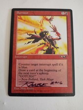 Burnout  X1 Alliances Ed Signed by Mike Raabe GIVEMEMANA Magic  MTG