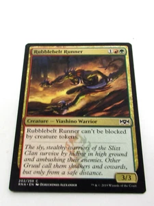 Magic The Gathering 2019 Magic The Gathering Rubblebelt Runner Creature - Viashino Warrior LP - Imagen 1 de 2