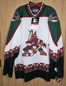 Starter Phoenix Coyotes NHL Hockey Trikot Gr. XL Vintage 90er Deadstock Lesen - Bild 1 von 8