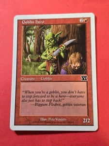 1999 Magic The Gathering Classic Sixth Edition #184 Goblin Hero, C, NF, cd1 - Picture 1 of 3