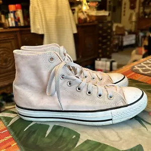 Converse All Star Damen Pastell Rosa Samt Hi-Top Sneaker Sportschuhe Gr. 9 - Bild 1 von 15