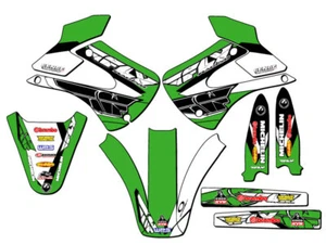 2001-2013 w/ UFO FENDERS KX 100 13 FLY Green Senge Graphics Kit Compatible with - Foto 1 di 10