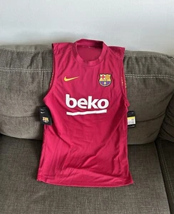 Nike Authentic FC Barcelona Maglia Allenamento Senza Maniche CD4901-621 Uomo Taglia:S - Foto 1 di 6