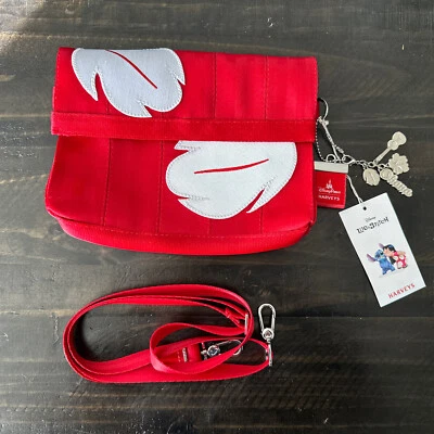 Disney Lilo And Stitch Harveys Bandolera Roja Pequeña Cartera Bolso Cinturón Nuevo Foto 1 de 4