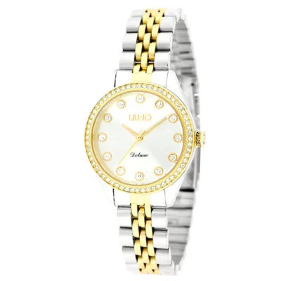 Orologio Donna Liu Jo Deluxe Acciaio Argento / Oro Giallo TLJ2259 NUOVO E ORI... - Immagine 1 di 4