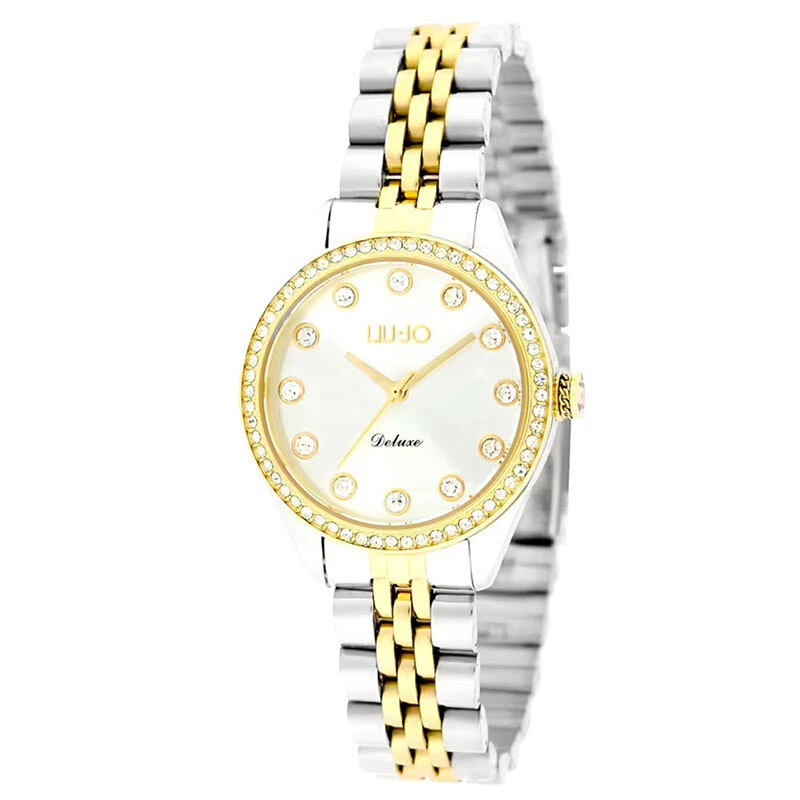 Orologio Donna Liu Jo Deluxe Acciaio Argento / Oro Giallo TLJ2259 NUOVO E ORI... - Immagine 1 di 4