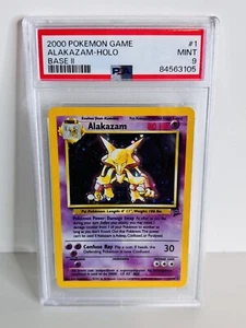 2000 ALAKAZAM HOLO BASE SET 2 II PSA 9 MINT #1/130 POKEMON CARD GAME TCG WOTC - Picture 1 of 3