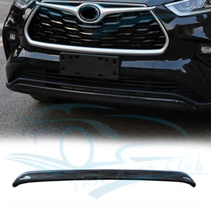 ABS Carbon Fiber Front Bumper Low Lip Molding Strip Trim For Highlander 20-2024 - Picture 1 of 7
