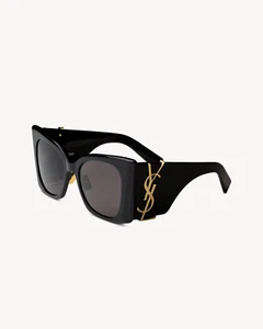 Saint Laurent SL M119/F BLAZE Sunglasses Black 53mm | Authentic | Made in Italy - Picture 1 of 2