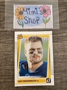 Pat Freiermuth Steelers 2021 Panini Donruss Rated Rookie Portrait Card #281 RC