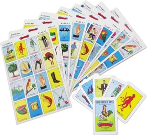 Original Loteria Bingo Game Set in Spanish, Mexican Loteria for 10 Players NEW! - Bild 1 von 2