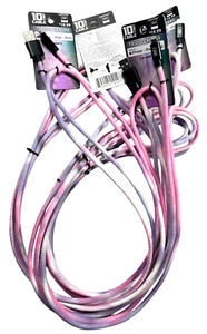 Cable de carga rápida de 4 X 10 pies para iPhone / iPad / iPod - LONA TIE DYE - Imagen 1 de 4