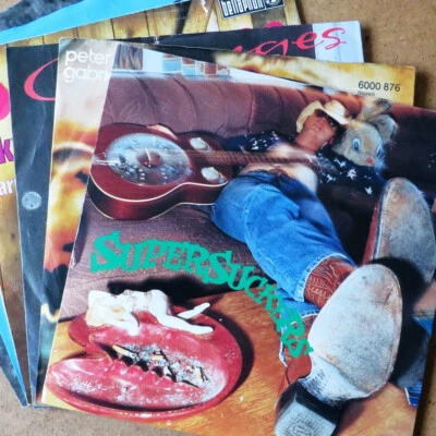 ICE HOUSE ~ SUPERSUCKERS ~ PETER GABRIEL usw. 6 Stück 7" Vinyl 45er Singles RAR - Bild 1 von 4