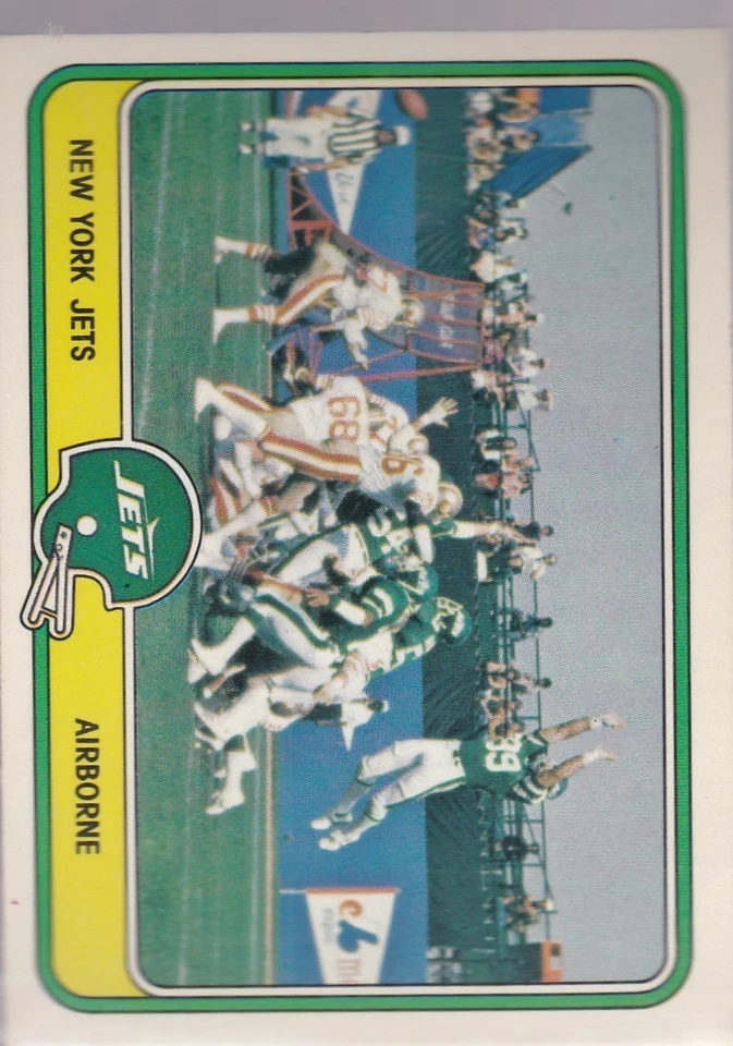 1981 FLEER FOOTBALL #38 NEW YORK JETS NMMT/MINT *54540 - Image 1 of 1