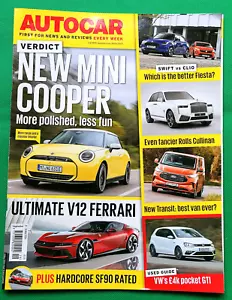 Autocar 8 May 2024 - NEW TRANSIT TEST - WORLD of VOLVO - EVERRATI MERC W113 SL - Imagen 1 de 4