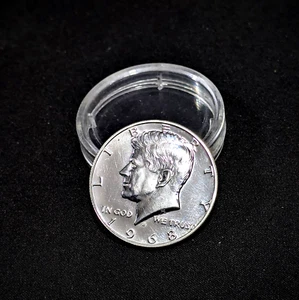 1968 JFK Argento Mezzo Dollaro Rotondo Non Circolato San Francisco - Foto 1 di 5
