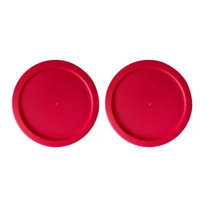 2 tapas de repuesto para Pyrex 4-CUP cubierta de almacenamiento contenedor de 6" 7201-PC ROJO - Imagen 1 de 1