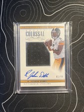 2017 National Treasures Colossal Signatures Rookie Joshua Dobbs On Card Auto /99