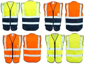 Chaleco Ejecutivo Xtec- Hi Vis Seguridad Reflectante Trabajo Alta Visibilidad - Imagen 1 de 5