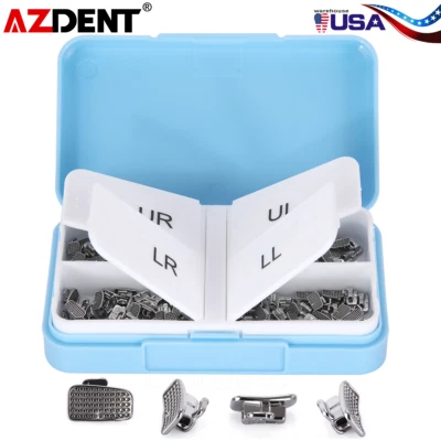 50Sets Dental Orthodontic 1st Molar Buccal Tube Roth/MBT 022 Bondable Tubes USA - Image 1 of 4