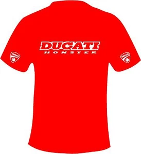 Camiseta estampada estilo moto Ducati Monster en 6 tallas - Imagen 1 de 2