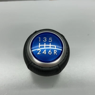 2004-2023 SUBARU IMPREZA WRX STI 6-SPEED SHIFT KNOB GENUINE ( Rally Blue ) - Image 1 of 4