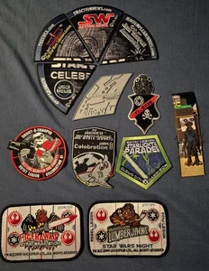 Star Wars Event Patch Collection - Limited Edition Set 12 Patches In Set. - Picture 1 of 10