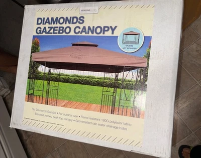 Replacement  for Fits Diamond Gazebo Canopy Tent Cover Top - Image 1 of 3