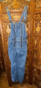 Vintage Hang Ten Denim Latzhose Größe 34 Medium - Bild 1 von 13