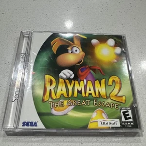 Rayman 2 The Great Escape Sega Dreamcast CIB completo di manuale, testato - Foto 1 di 5