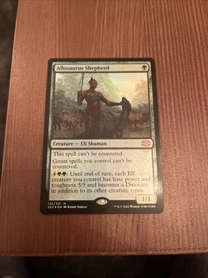 Allosaurus Shepherd | Double Masters #132 | Near Mint | Mythic | MTG Card - Image 1 of 2