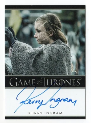 Game of Thrones Legends of the Realm Autograph Kerry Ingram as Shireen Baratheon - Image 1 of 3