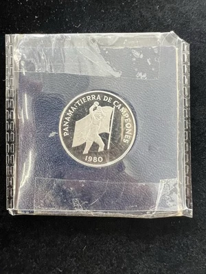 1980 ПАНАМА ПЛАТИНОВЫЙ 200 БАЛЬБОА ЧЕМПИОНОВ БОКСА #1526 - Изображение 1 из 4