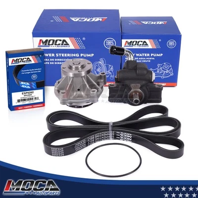 动力转向水泵和皮带适用于 06 - 10 福特探险者 Mercury Mountaineer 4.6 — 第 1/4 张图片