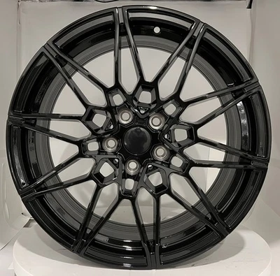 Jantes pretas brilhantes escalonadas 274 19 polegadas compatíveis com BMW 230I xDRIVE - Imagem 1 de 4