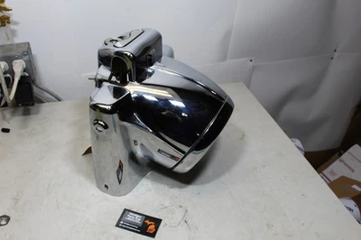 06-09 Harley Road King FLHR OEM góndola cromada completa sin llave Foto 1 de 4