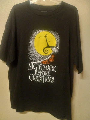 Camiseta Vintage Años 90 Pesadilla Antes De Navidad Talla XL Foto 1 de 4