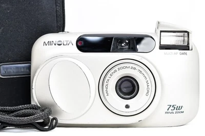 Minolta 75W (High-end 70W model) Riva Zoom 35mm Point & Shoot Film Camera 2641 - Image 1 of 4