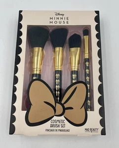 Disney Minnie Mouse Cosmetic Brush Set Mad Beauty Makeup Gift Set - New - Picture 1 of 7