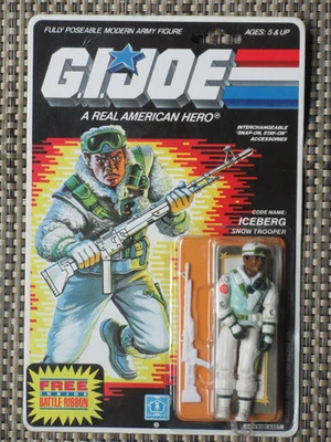 Figura de acción Iceberg GI Joe Vintage 1985 MOC Star Case Foto 1 de 4