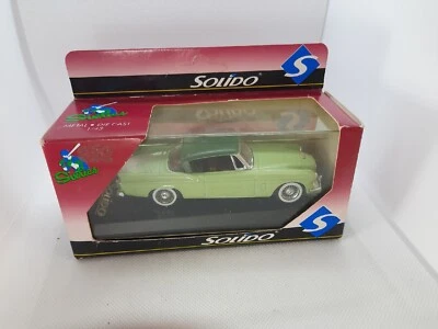 Solido 4522 1:43 Studebaker tapa dura verde en caja años sesenta F30 Foto 1 de 4