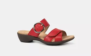 Womens Hush Puppies Astounding Red/Maple Sandals Slip On Shoes US 8.5. - Picture 1 of 6