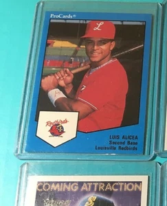 LUIS ALICEA 1989 PROCARDS MINORS ROOKIE CARD #1263 LOUISVILLE REDBIRDS - Picture 1 of 1